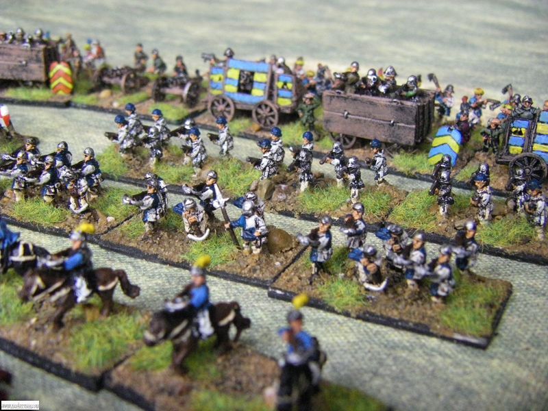 Pendraken Later Hungarian infantry and wagons