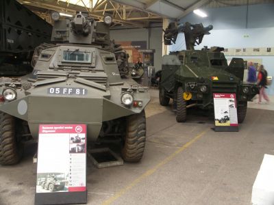  FV603 Saracen
The FV603 Saracen is a six-wheeled armoured personnel carrier built by Alvis and used by the British Army. It became a recognisable vehicle as a result of its part in the policing of Northern Ireland. 
