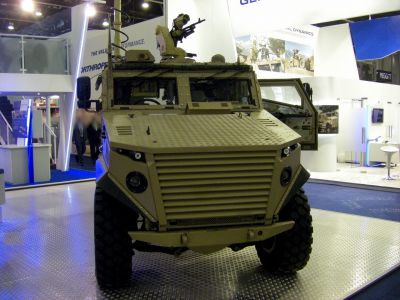 Photos of AFVs at the IDEX 2013 exhibition 
