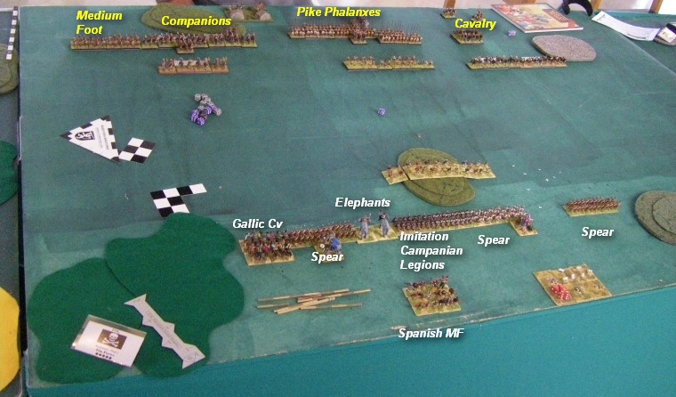 Field of Glory FoG Ancients V1.0: Later Carthaginian, Hannibal in Italy vs Alexandrian Macedonian, 15mm