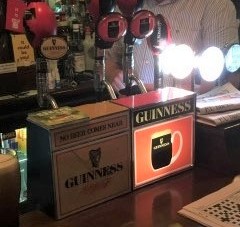 traditional Guinness taps