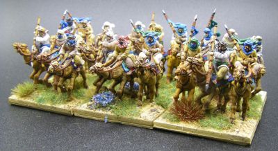 Red Copper 3D printed camels
