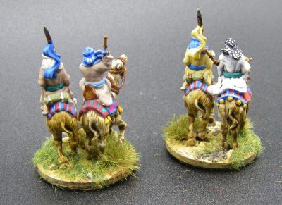 Red Copper 3D printed camels

