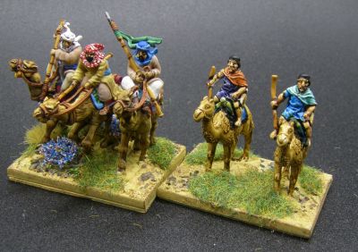 Red Copper 3D printed camels
