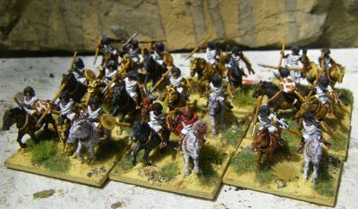 Numidian Cavalry
3D printed figures from 3D Breed's March to Hell range. See [url=https://madaxemandotcom.blogspot.com/2025/06/more-3d-printed-numidians.html]my blog[/url] for more info on how these were done.
