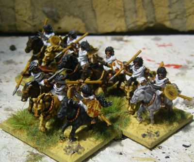 Numidian Cavalry
3D printed figures from 3D Breed's March to Hell range. See [url=https://madaxemandotcom.blogspot.com/2025/06/more-3d-printed-numidians.html]my blog[/url] for more info on how these were done.
