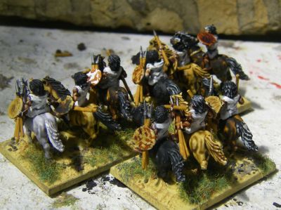 Numidian Cavalry
3D printed figures from 3D Breed's March to Hell range. See [url=https://madaxemandotcom.blogspot.com/2025/06/more-3d-printed-numidians.html]my blog[/url] for more info on how these were done.
