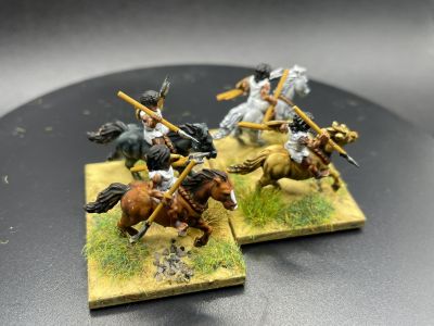 Numidian Cavalry
3D printed figures from 3D Breed's March to Hell range. See [url=https://madaxemandotcom.blogspot.com/2025/06/more-3d-printed-numidians.html]my blog[/url] for more info on how these were done.
