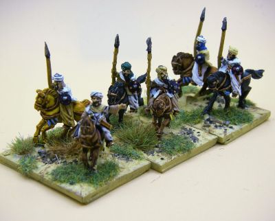 Arab Light Cavalry
See[url=https://madaxemandotcom.blogspot.com/2026/02/15mm-arab-light-horsemen.html] this blog entry[/url] for details of how they were painted
Keywords: Abbasid, Dailami fatimid seljuk ayyubid mamluk berbe