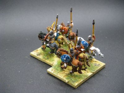 Middle Byzantine (Thematic) - Prokousatores (Lance Armed)
With Command figures 
Keywords: EBYZANTINE