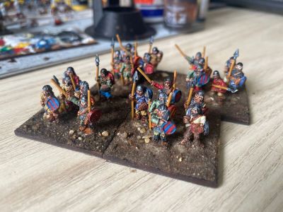 Almughavars
From Lurkio - these have painted up OK in the end, but are definately one of the "Hobbity" ranges from Lurkio 
