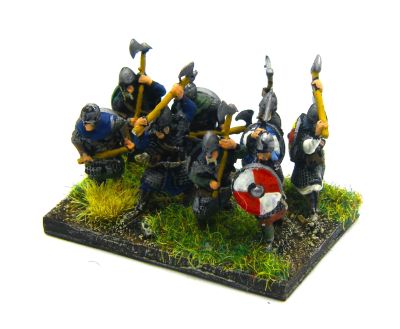 Saxon Huscarls used as Galloglass
From the [url=https://www.museumminiatures.co.uk/dark-ages/anglo-saxon-zsculpt.html]Museum Miniatures[/url] Z-Sculpt range of Saxons 
Keywords: saxon efeudalscots emscandinavian medirish