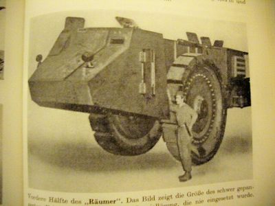 German mine exploding vehicle
