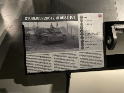 StuG AUS F info panel
