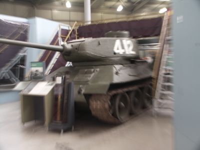 T34/85
Following the end of the war, a further 2,701 T-34s were built prior to the end of production. Under license, production was restarted in Poland (1951–55) and Czechoslovakia (1951–58), where 1,380 and 3,185 T-34-85s were made, respectively, by 1956
