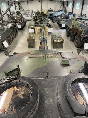 View from on top of a Leo 2

