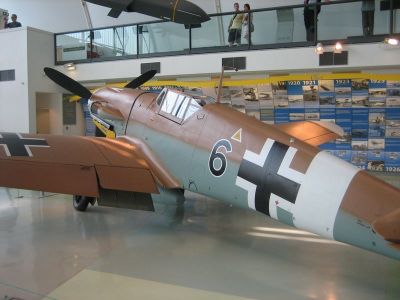 Me 109
Photos from RAF Museum Hendon, London.
Keywords:  Hendon