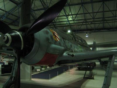 2 seater FW190
Photos from RAF Museum Hendon, London.
Keywords:  Hendon