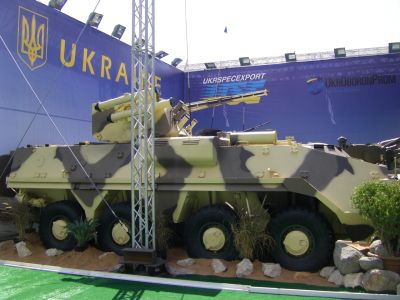 Ukrianina BTR with turret
Photos of AFVs at the IDEX 2013 exhibition 
