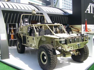 ATI off-road SF buggy 
Photos of AFVs at the IDEX 2013 exhibition 

