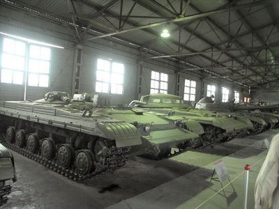 super-flat post war soviet experimental tank
