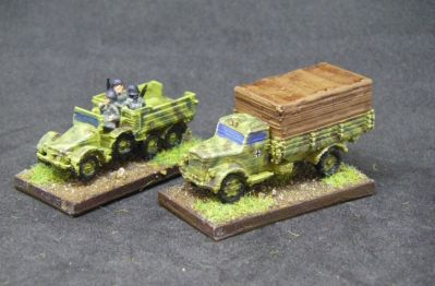 German trucks
3d printed models from Butlers Printed models, with Arrowhead crew
