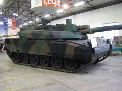 Leclerc
The Leclerc is in service with the French Army and the army of the United Arab Emirates. In production since 1991 the Leclerc entered French service in 1992 replacing the AMX 30 as the country's main armoured platform. With production now complete, the French Army has a total of 406 Leclerc and the United Arab Emirates Army has 388
