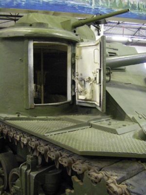 M3 - showing the inside of the (fake) main gun turret
