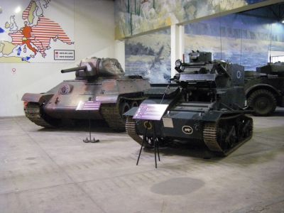 T34/76 & Vickers Light Tank
