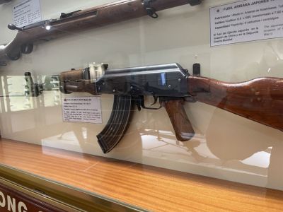 AK 47 Small Arms display

