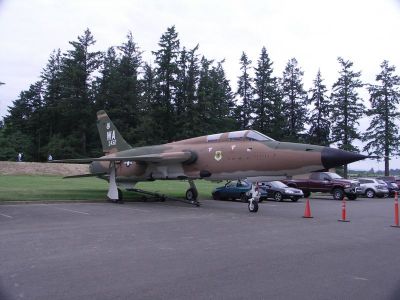 F105 Thunderchief
Taken at Evergreen Aerospace Museum, McMinnville, Oregon. F-105G-1RE 62-4432 
