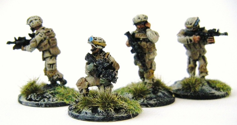 20mm (or 1/72nd) scale modern metal wargames figures