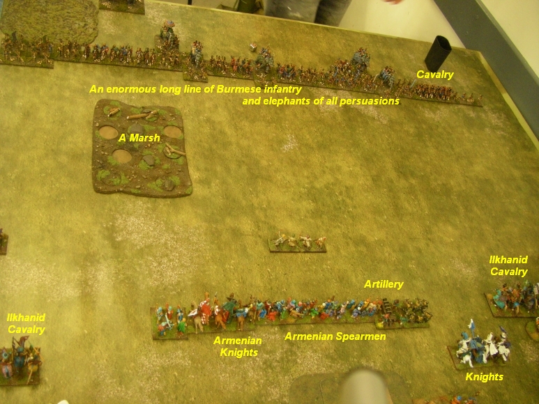 ADLG, Eastern Armies: Ilkhanid Mongol vs Burmese, 28mm