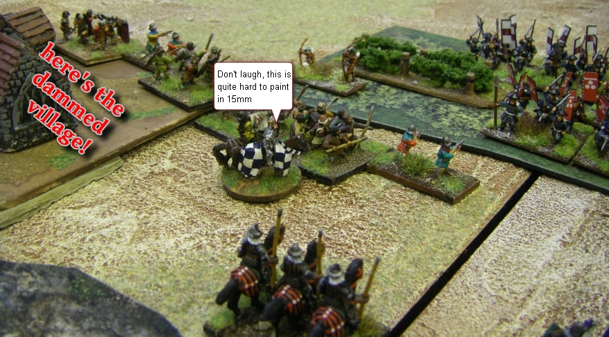 ADLG, The German Team Tournament: Medieval Pool: Medieval German vs Samurai, 15mm