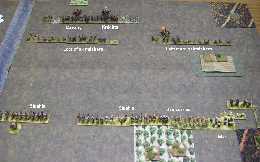 L'Art de la Guerre, Armies from 1066 or later: Ottoman Turkish vs Albanian, 15mm