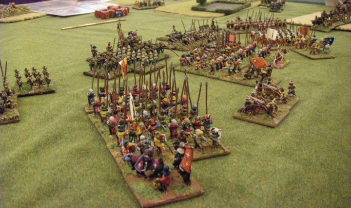 Field Of Glory Renaissance Battle Reports From Usk 2010- Game 1