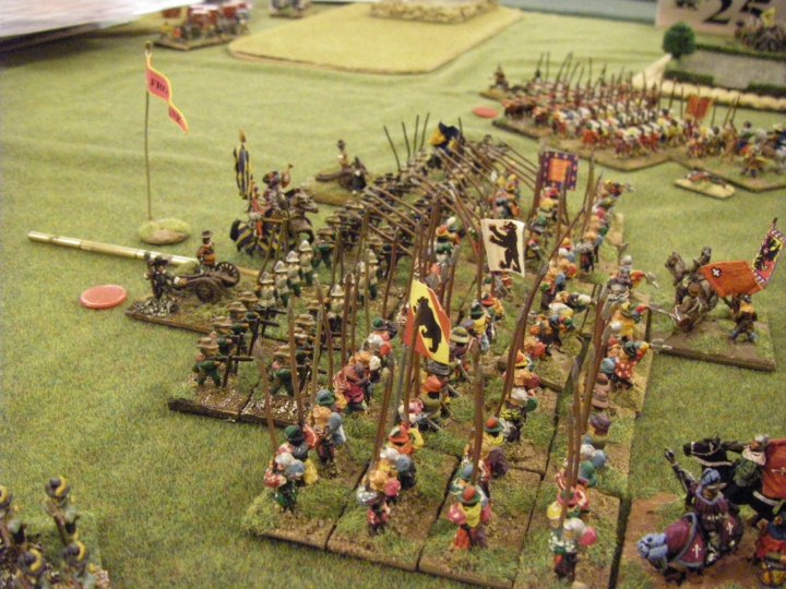 Field of Glory Renaissance Battle Reports From Usk 2010- Game 1